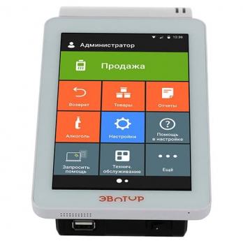 Смарт-терминал Эвотор 7.2 с ФН на 12 мес. Белый