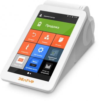 Смарт-терминал Эвотор 7.2 с ФН на 12 мес. Белый