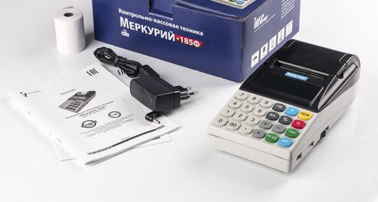 Онлайн-касса Меркурий 185Ф с ФН на 12 мес. Белый